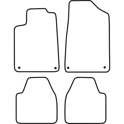 Automatten passend voor Peugeot 607 2000-2010 TMPE511