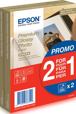 Epson SO42167 Prem Glossy 10X15 Photo Paper 2X40vel