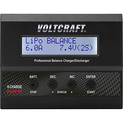 VOLTCRAFT V-Charge 60 DC Multifunctionele modelbouwlader 12 V 6 A Li-poly, Li-ion, LiFePO, LiHV, NiCd, NiMH, Lood