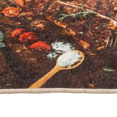 VidaXL Keukenmat wasbaar anti-slip 60x180 cm meerkleurig