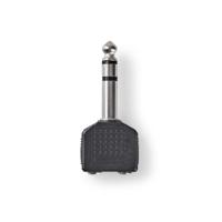 Nedis Stereo-adapter 6,35 mm male naar 2x 3,5 mm female - thumbnail