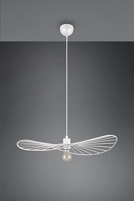 Hanglamp Chapeau mat wit Excl. 1x E27 7W - thumbnail