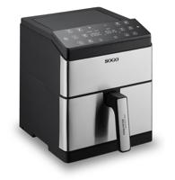 SOGO Human Technology Advanced 1800 Airfryer 8 l 1800 W Zwart, RVS - thumbnail