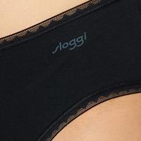 Onderbroeken dames 2-pack Basic Midi GO organische slip - XS - Zwart | Dames slip - Onderbroek - Ondergoed - XS - Onderbroek - Ondergoed - XS - - thumbnail