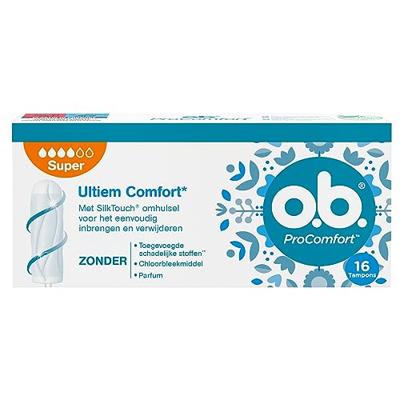 OB Tampons procomfort super 16 Stuks OB Tampons procomfort super 16 Stuks