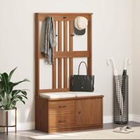 Halboom SANDENS 87x40x159,5 cm massief grenenhout - thumbnail