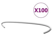 VidaXL Gabionhaken 100 st 50 cm gegalvaniseerd staal - thumbnail