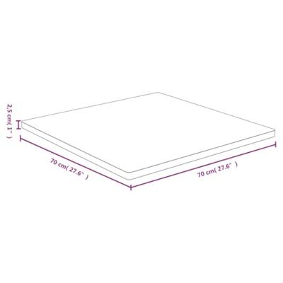 Tafelblad 70x70x2,5 cm bamboe