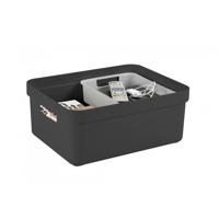 Sigma Home Opbergbox 24L antraciet - thumbnail