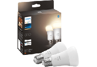 Philips Hue A60 E27 2-pack ZACHTWIT LICHT - thumbnail