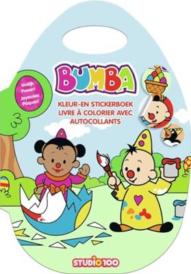 Studio 100 Bumba kleur- en stickerboek pasen