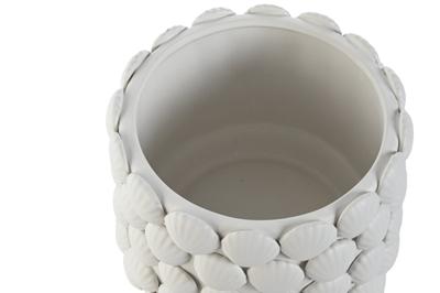 Vaas Home ESPRIT Wit Keramiek Mediterrane 22 X 22 X 17,5 cm