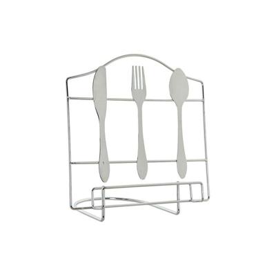 Lessenaar DKD Home Decor Bestekken Zilverkleurig Metaal Plastic 23 x 15 x 22 cm