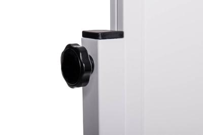 Maul Mobiel whiteboard MAULsolid easy2move (b x h) 750 mm x 1800 mm Wit Kunststof coating Aan beide zijden te gebruiken, Incl. wielen