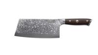Cleaver Kohersen Elegance Ebony Wood Damascus stalen hakmes 16,5 cm - thumbnail