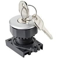 TRU COMPONENTS TC-10343996 S3KF-2FS Frontelement voor sleutelschakelaar Sleutel Zilver 1 x 90 ° 1 stuk(s) - thumbnail