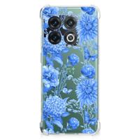 Case voor OnePlus 10 Pro Flowers Blue - thumbnail