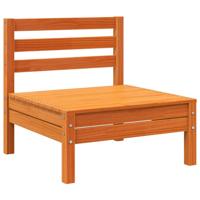 8-delige Loungeset met kussens massief grenenhout wasbruin - thumbnail