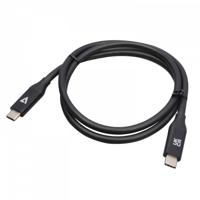 Kabel Micro USB V7 V7USB4-80CM Zwart 0,8 m - thumbnail