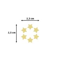 Vaessen Creative • figuurpons sterren medium ø2,5cm - thumbnail