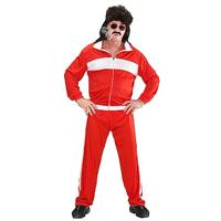Foute rode trainingspak carnaval - thumbnail