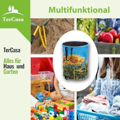 TerCasa JU-998007 Tuinafvalzak Zonnebloem 100L