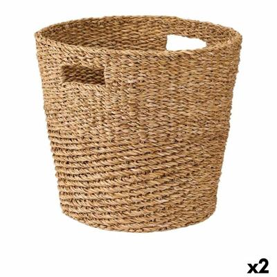 Mand Gift Decor Bruin Zeealgen (2 Stuks)