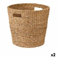 Mand Gift Decor Bruin Zeealgen (2 Stuks) - thumbnail