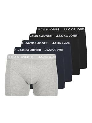 Jack & Jones Boxershorts JACANTHNONY Trunks 5-pack Navy / Black-XL