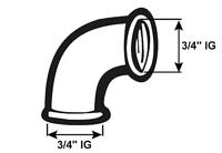 Cornat Galva Knie Vv 3/4 90Gr (90) - VFB9034 - thumbnail