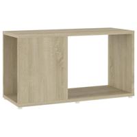 Tv-meubel 60x24x32 cm bewerkt hout sonoma eikenkleurig - thumbnail