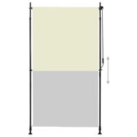Rolgordijn voor buiten 120x270 cm crème - thumbnail