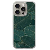 iPhone 15 Pro Max hybride hoesje - Monstera leaves - thumbnail