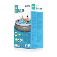 Bestway zwembad fast set set rond rotan, 396cm - thumbnail