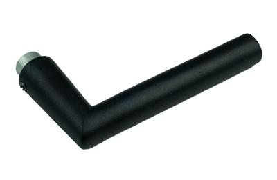 AMI deurkruk gatdeel 374 Haaks L-model - zwart - 739055