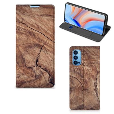 OPPO Reno4 Pro 5G Book | Wallet Case | Tree Trunk