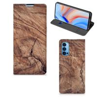 OPPO Reno4 Pro 5G Book | Wallet Case | Tree Trunk - thumbnail
