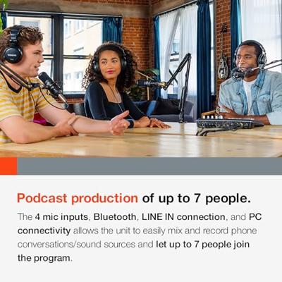 Tascam Mixcast 4 Podcast mixer