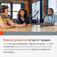 Tascam Mixcast 4 Podcast mixer - thumbnail