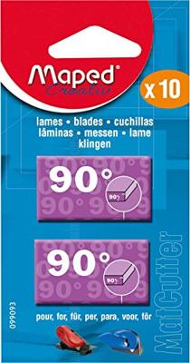 Maped vervangmesjes voor MatCutter 90°, blister van 10 stuks