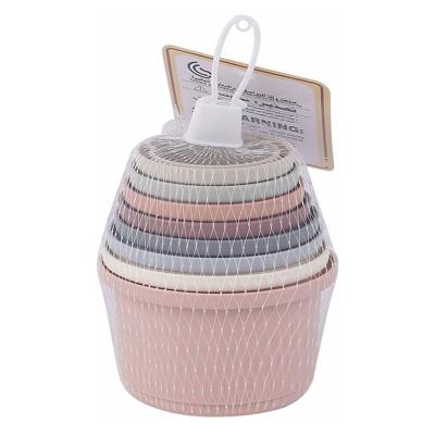 Lobbes Waterval bekers pastel, 8dlg.