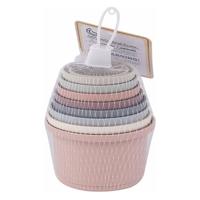 Lobbes Waterval bekers pastel, 8dlg. - thumbnail