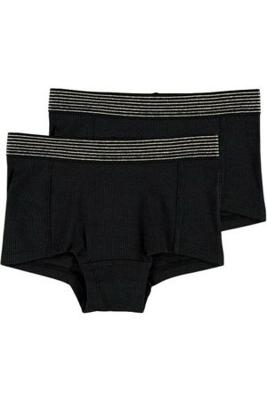 Name it 2-pak meisjes hipster - Black Pack - Maat 110/116