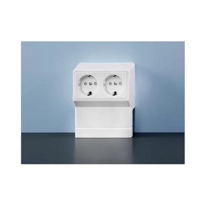 GGK SL-GTduo(Schuko)alpinweiß Apparaatdrager voor Apparaathouder Zuiver wit 1 stuk(s)