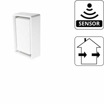 SG Frame 8W 670 lumen 3000K kleur wit buitenlamp met bewegingssensor aantal lumen instelbaar