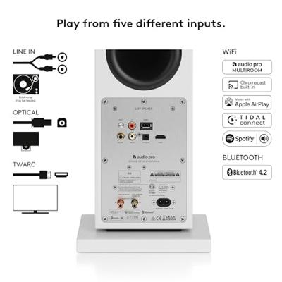 Audio Pro A38 TV- en multiroom-luidspreker - Wit