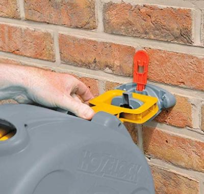 Hozelock 2415R0000 2415R0000 Tuinslanghouder voor aan de muur Grijs, Geel 25 m 1/2 inch 1 stuk(s)