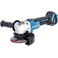 Makita dga504zj 18v 125mm accu haakse slijper | zonder accu's en lader - dga504zj - thumbnail