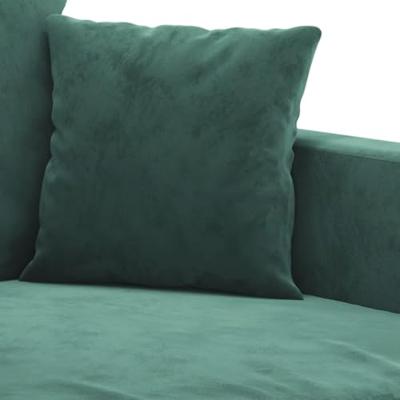 Tweezitsbank 140 cm fluweel donkergroen