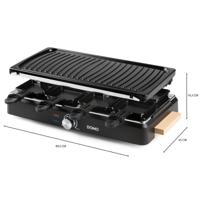 Raclettegrill - DOMO - DO9294G - 8 personen - Grill - 1400 W - thumbnail